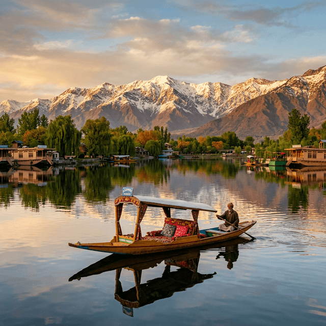 Dal Lake at Golden Hour